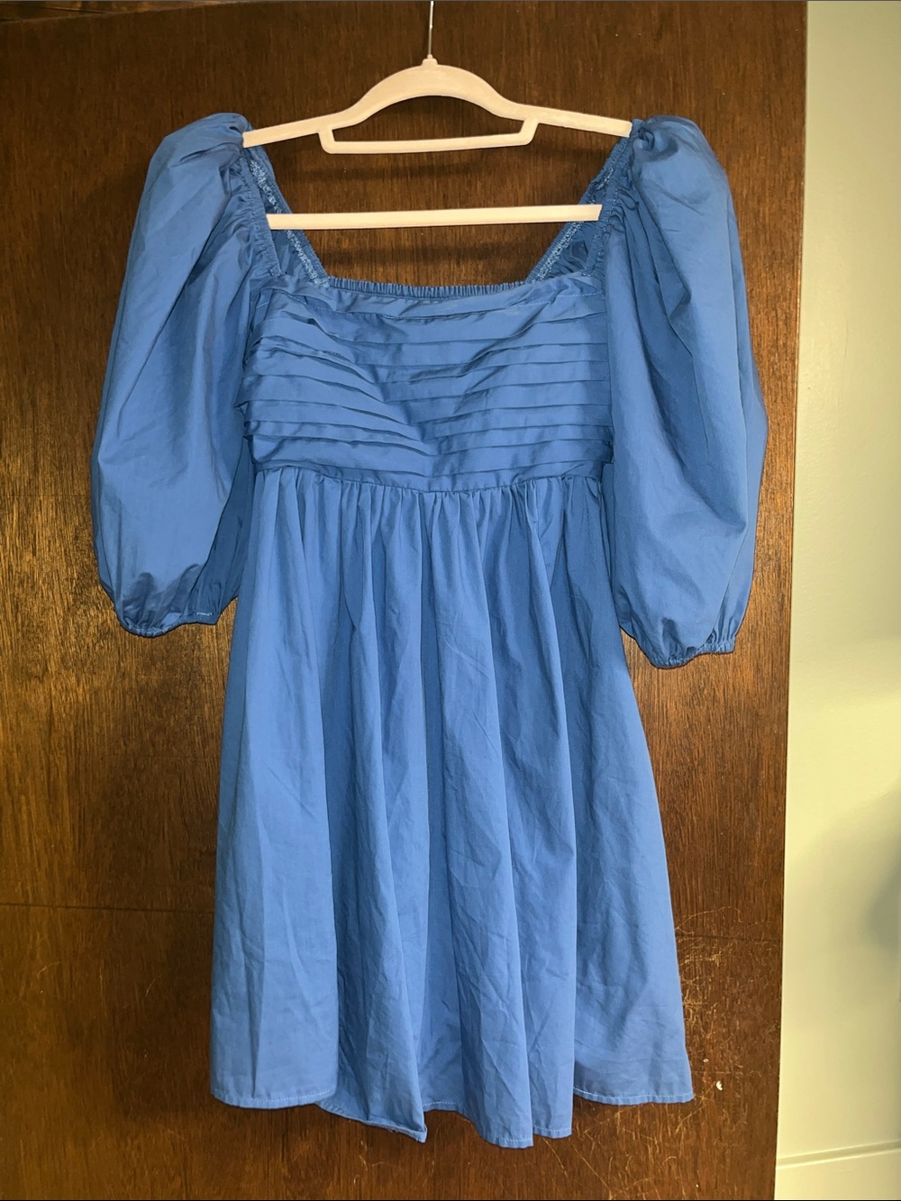Abercrombie & Fitch Royal Blue Smocked Waist Skirt